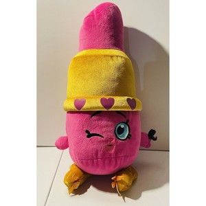 Shopkins 7in.  Lippy Lips Plush Soft Toy - Talking Tested Works